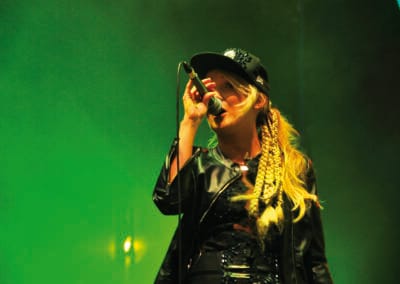 Cleo śpiewa na scenie